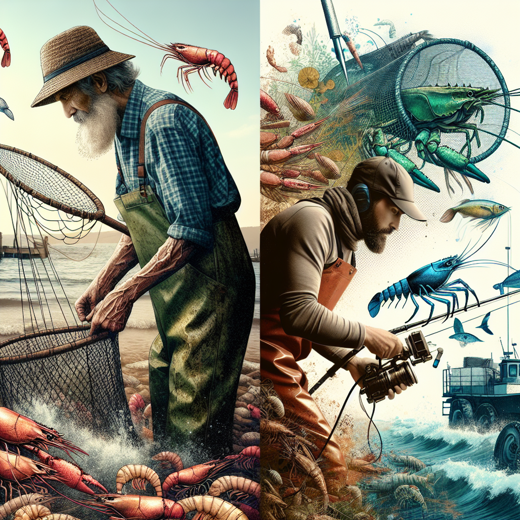 Traditional vs. Modern Methods of Catching 8n8n Fish Shrimp Crab