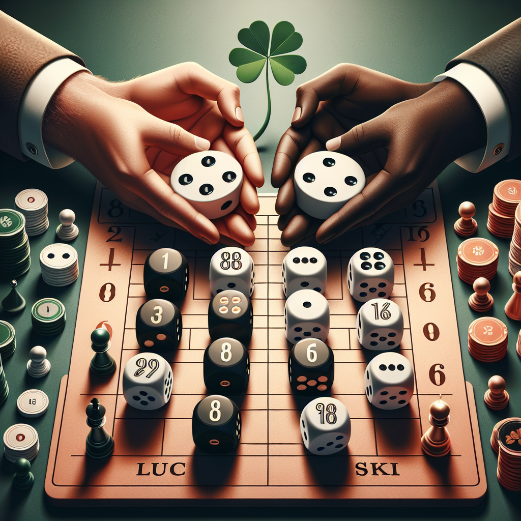 The Role of Luck and Skill in the 88nn Dice Game